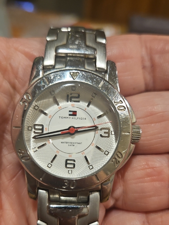 Tommy Hilfiger Other - Tommy Hilfiger Silver Stainless Steel Watch with White Dial